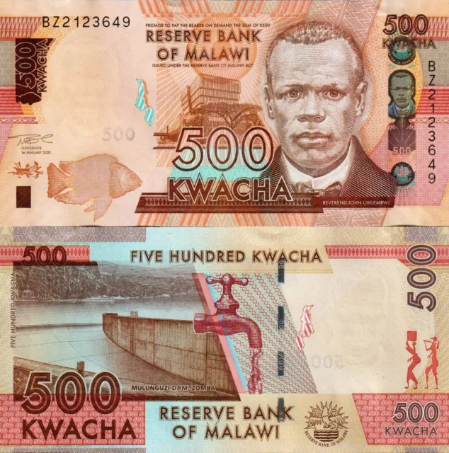 MALAWI - 500 kwacha 2021 FDS - UNC