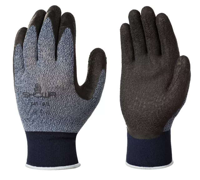 Showa 341 General Handling Grip Wet & Dry Flexible Soft Work & Gardening Gloves