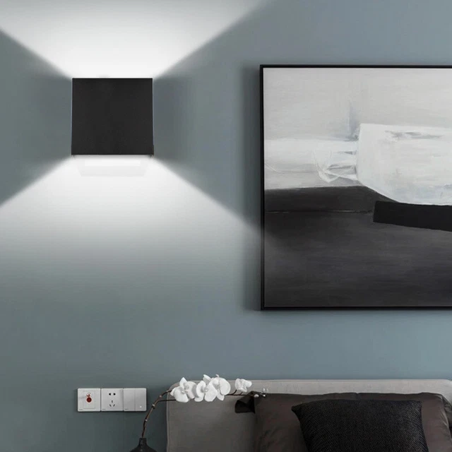 LED Wandleuchte Badlampe Dechkenlampe Wandlampe Außen IP65 Square Flurleuchte