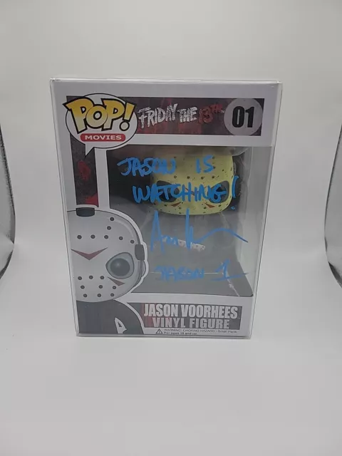 ARI LEHMAN SIGNED FUNKO POP JASON Voorhees Jason Is Watching FRIDAY THE 13TH