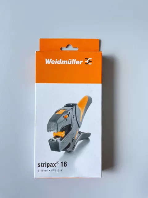 Weidmüller PZ16 901260 Crimpzange Crimpwerkzeug Crimper für Aderendhülsen Zange