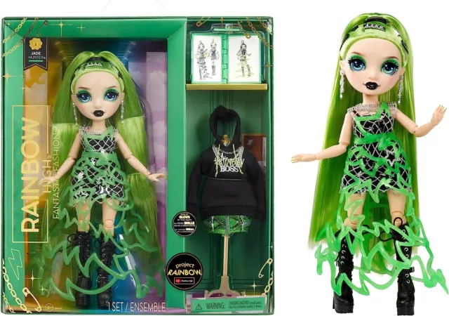 Rainbow High Olivia : Poupée-mannequin vert camouflage SÛRE D'ELLE EN VERT  