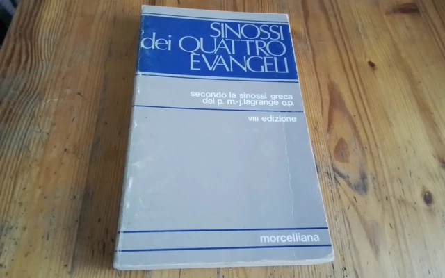 Sinossi dei quattro Evangeli secondo sinossi greca, M.J. Lagrange 1983,RC24mg26