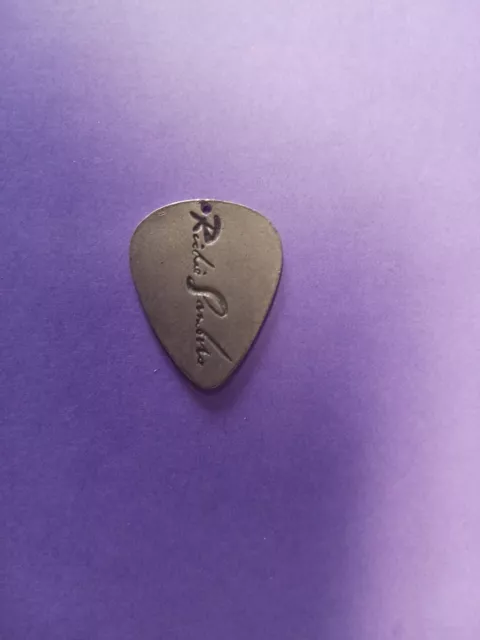 RARE Richie Sambora (BON JOVI) Promotional Metal Guitar Pick