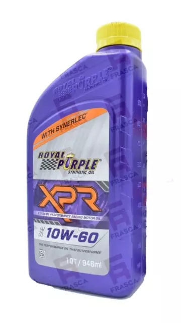 Olio Sintetico XPR 10W60 Royal Purple Racing per Auto Competition Benzina 4 pz 2