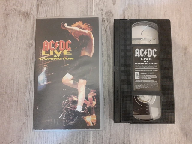 AC DC LIVE AT DONINGTON rock concert music 1990s VHS VIDEO TAPE, Rock ...