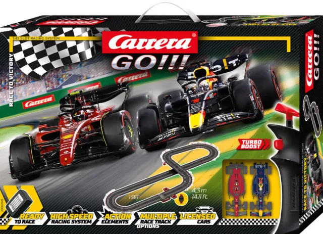 Carrera GO!!! Race to Victory Slot Car Set