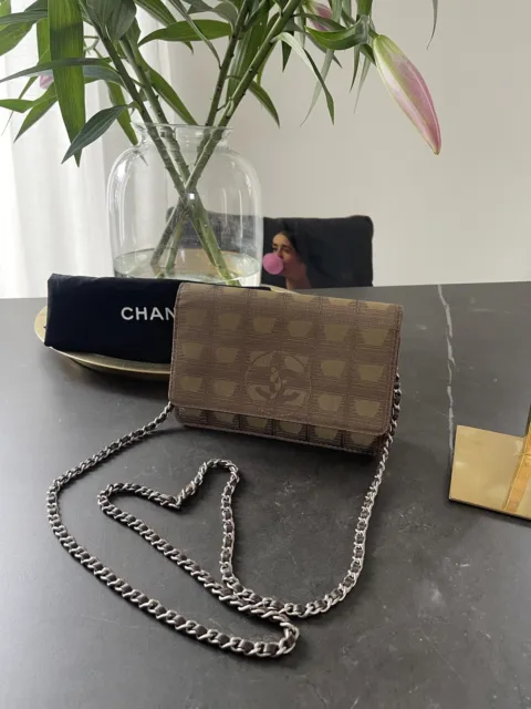 Chanel Tasche Travel Line Bag 2.55 WOC Wallet on Chain Original