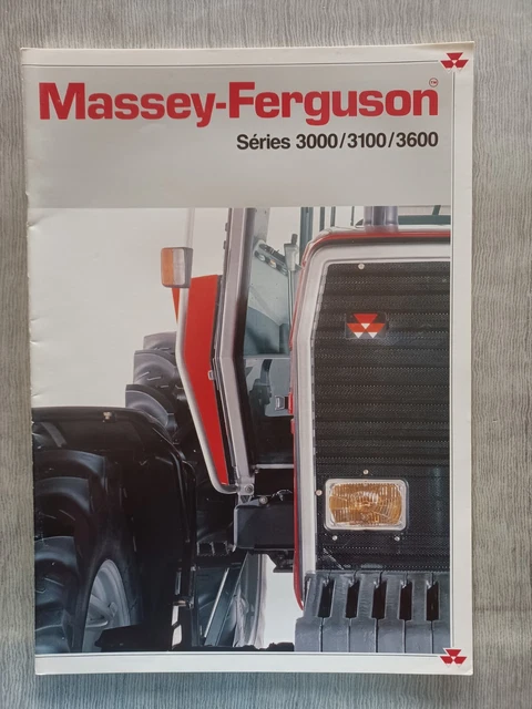 PROSPECTUS BROCHURE TRACTEUR Massey Ferguson Serie 3000/3100/3600 EUR 9 ...
