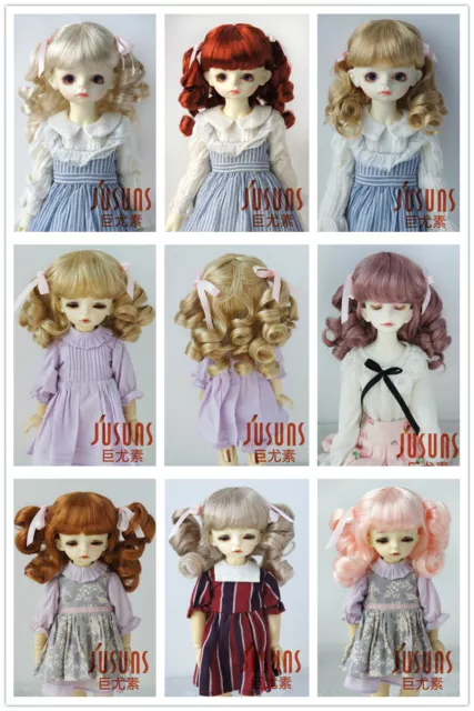 JD405 Cheap Curly BJD Synthetic Mohair Wig For YOSD MSD SD Doll Hair