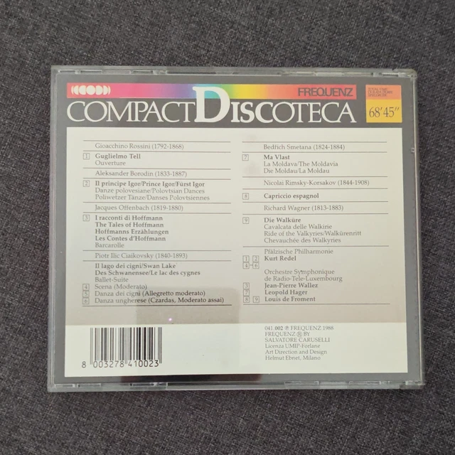 FREQUENZ COMPACT DISCOTECA - Various CD Classique Compilation Album ...