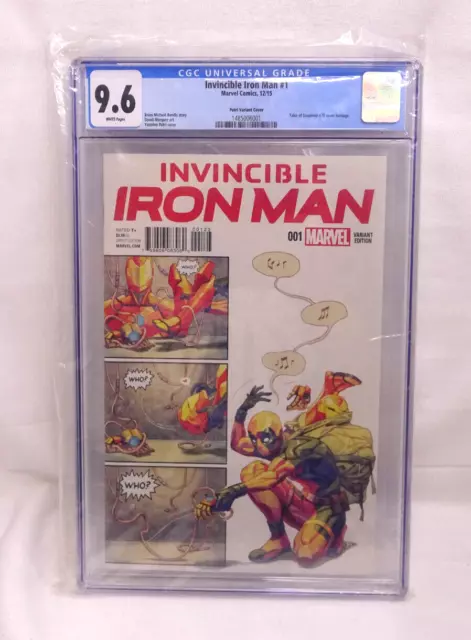 Invincible Iron Man #1 Cgc 9.6 Putri Deadpool Homage Variant