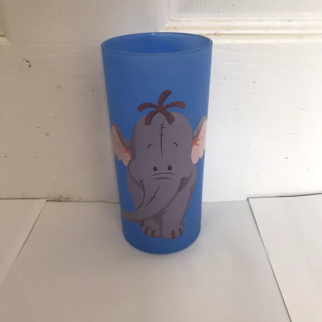 Disney Store Winnie The Pooh Lumpy Heffalump Elephant Drinking Glass Highball