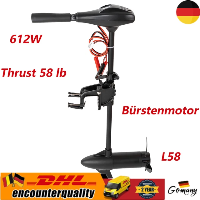 12V 58LBS ELEKTROMOTOR Bootsmotor Trolling Motor Schlauchboot ...