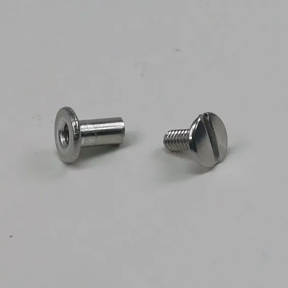 Postes de tornillo de aluminio de 3/8" de 12 unidades/tornillos de unión/tornillos de Chicago