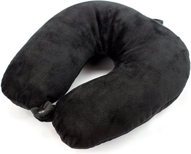 Miami CarryOn Microbeads Travel Neck Pillow Black