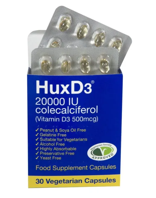 Vitamin D Halal Kosher Vitamin D3 20000 IU softgel Vegetarian Tablets 30s