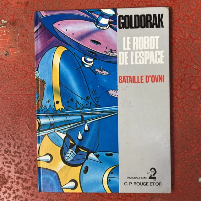 lot de 9 livres / BD Goldorak 1978 pictural films A2 vintage 2