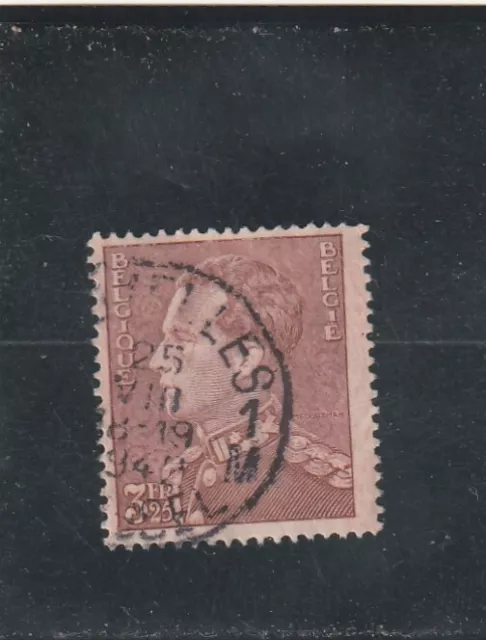 L5585 BELGIQUE timbre Y&T N° 531 de 1940-41 " Leopold III " Oblitéré