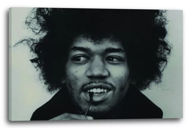 Wandbild Jimi Hendrix Portrait Rock-Star Rock-Legende vintage retro