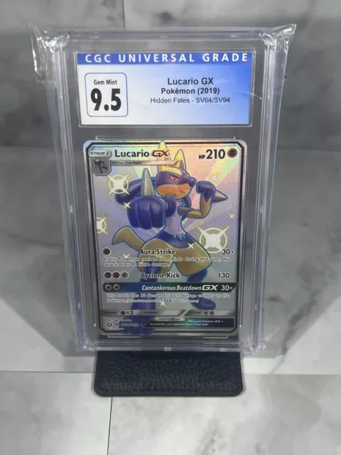 Pokemon - Sun & Moon - Hidden Fates - Lucario-GX (Shiny Full Art) -  SV64/SV94 