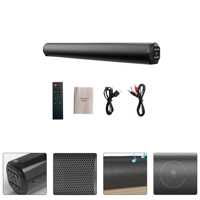 3D SURROUND SOUNDBAR Wireless Speaker Subwoofer Computer Speakers £28.