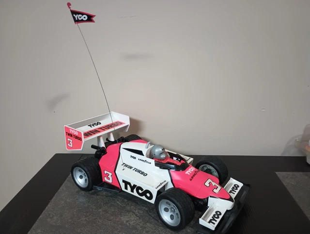 Vintage TYCO R/C 9.6V Twin Turbo Indy very Rare 1990 Post Marlboro Ban car #3 Vintage TYCO R/C 9.6V Twin Turbo Indy very Rare 1990 Post Marlboro Ban car #3