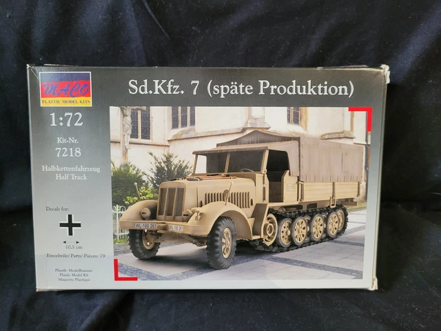 MACO MODELS 7218 Sd.Kfz.7 Halbkette spät mit Pritsche 1/72 EUR 14,50 ...
