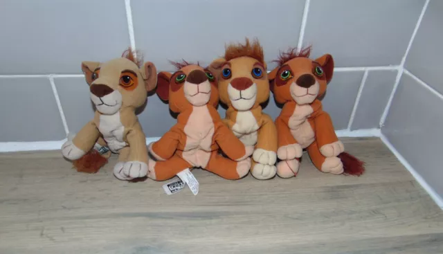 Disney The Lion King 2 Simba's Pride 2 KOVU, VITANI, NUKA Plush Mini Bean Bag 8"