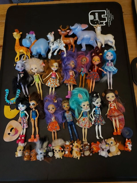 Enchantimals Figure Bundle X14 And Animals