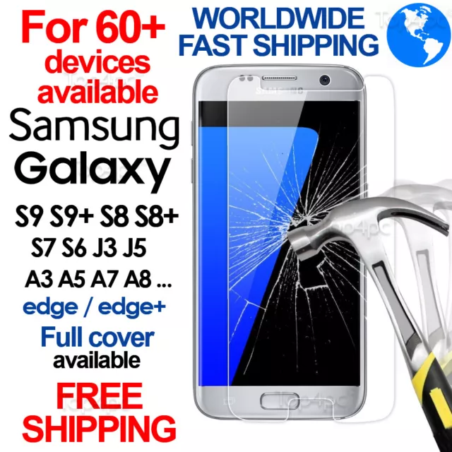 Tempered Glass For Samsung Galaxy Screen Full Protection Cover 360 3D 4D 9H