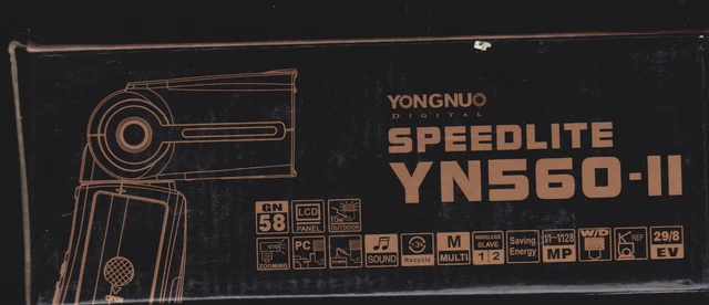 YONGNUO YN560-II 2.4G Wireless Flash Speedlight for Canon Nikon Pentax Camera