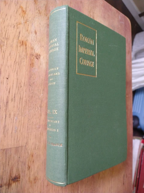 ROMAN IMPERIAL COINAGE VOL 9 VELENTINIAN-THEODOSIUS Mattingly Sutherl 1981 SPINK