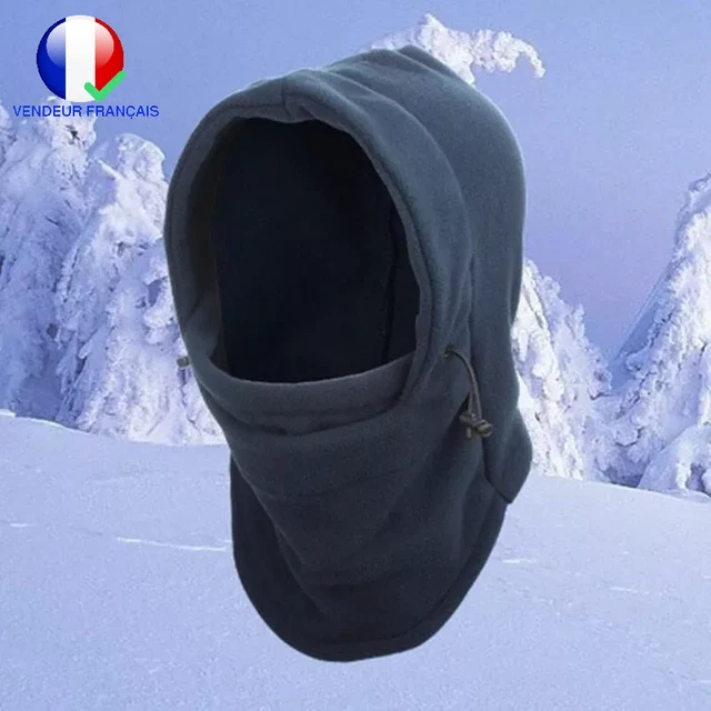 Bonnet Bérêt Femme - Noir Et Gris, Polaire Déperlante - Taille Unique, Neuf Avec étiquettes