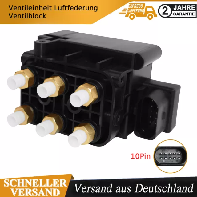 Ventileinheit Luftfederung Ventilblock Für Porsche Cayenne Audi Q7 VW Touareg