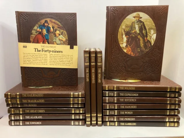 Time Life Books The Old West Series-Build Your Own Lot Vintage Hardcovers