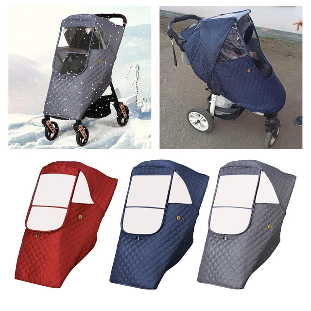 Couvercle de pluie de poussette chaude protecteur couverture complète pour