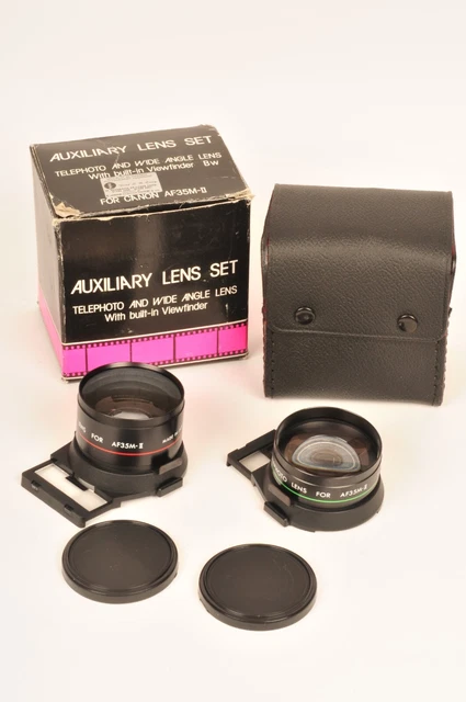 Optomax Auxiliary Lens set for Canon AF35M-II / Autoboy 2 / (New) Sure Shot