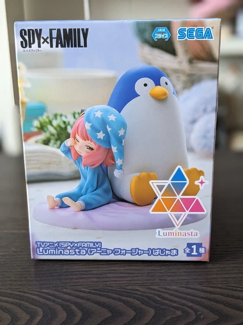 Sega Luminasta - Figure Spy X Family Anya Forger & Penguin In Pigiama (7-9cm)