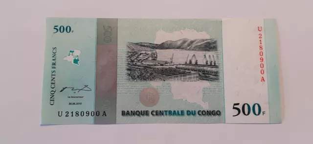 Kongo, Demokratische Republik, 500 Francs 2010, Unc.