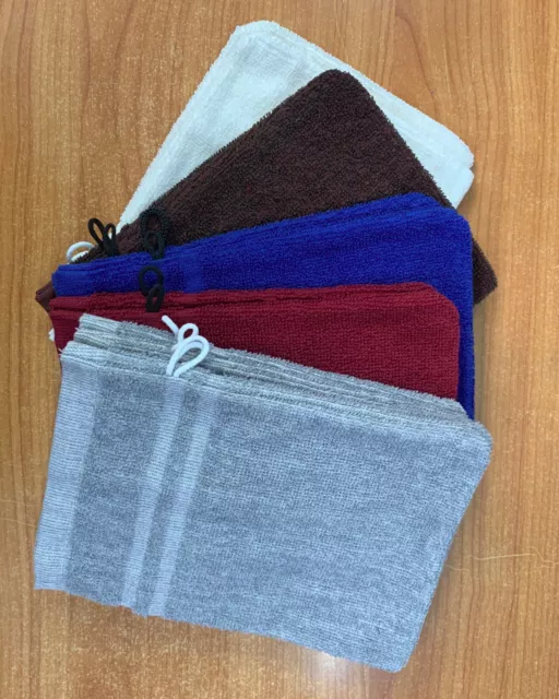12 Waschhandschuhe Waschlappen Waschhandschuh Handschuhe 80% Baumwolle