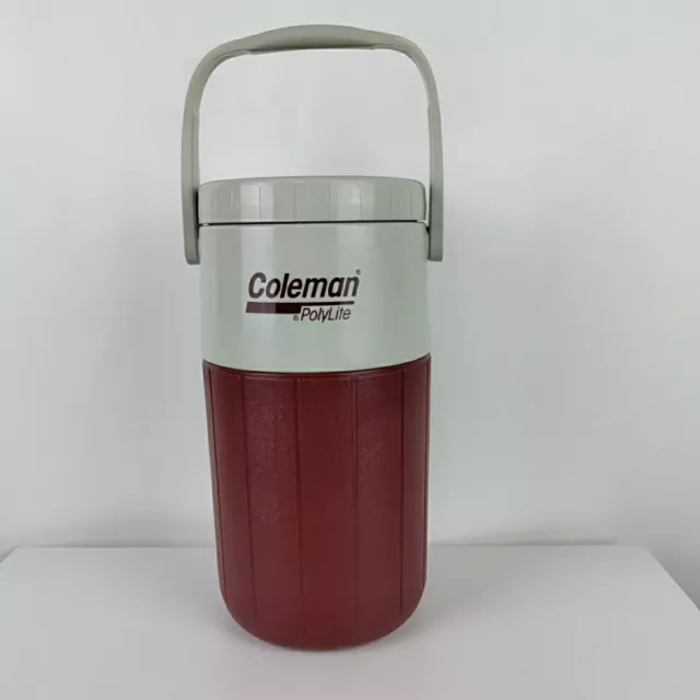 Vintage Red Coleman Water Jug 2 Gallon Jug Water Cooler