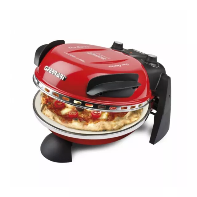 G3 Ferrari G10006 R Delizia Pizzamacher Pizzamaker Miniofen Rot 1200 Watt Neu