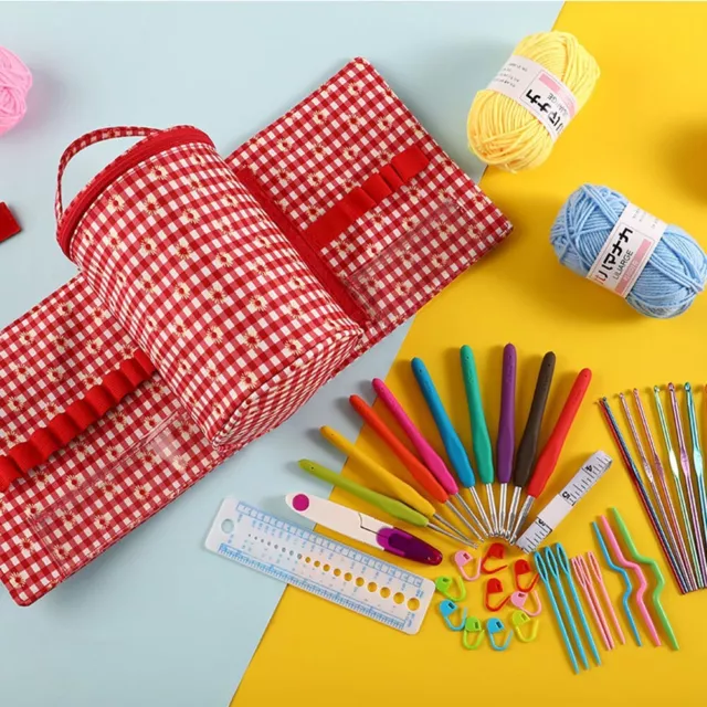 Multi functional Knitting Storage Bags Perfect for Crafts Travel and Diaper Bag