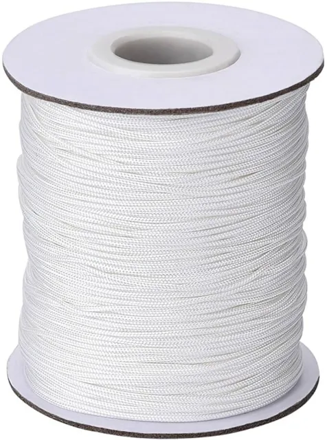 20 Metres White Roman Blind Cord 1.2 mm Strong Nylon String Curtain Light  Pull
