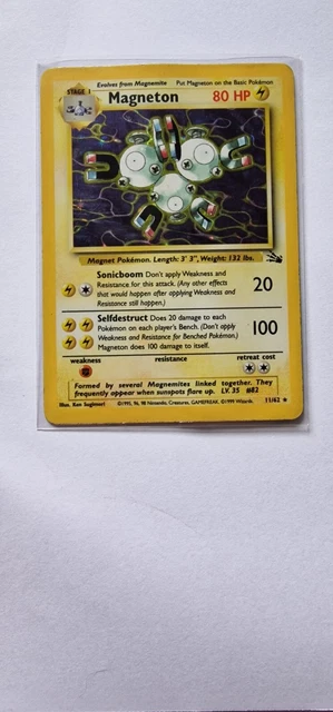 Pokemon Card - 11/62 Holo Magneton - Fossil Wizards - ENG