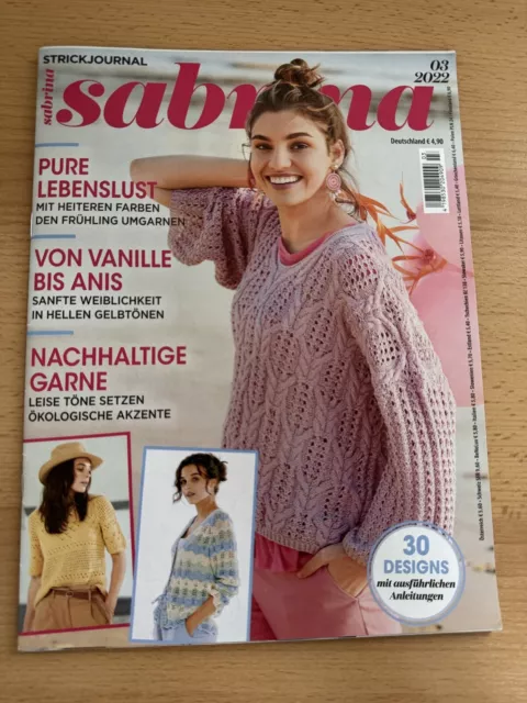 Strickheft Sabrina Heft Nr. 03/2022 mit 30 Designs