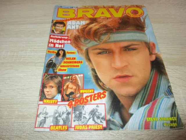 Bravo 2.7.1981 28/81 mit Judas Priest Poster Heft komplett
