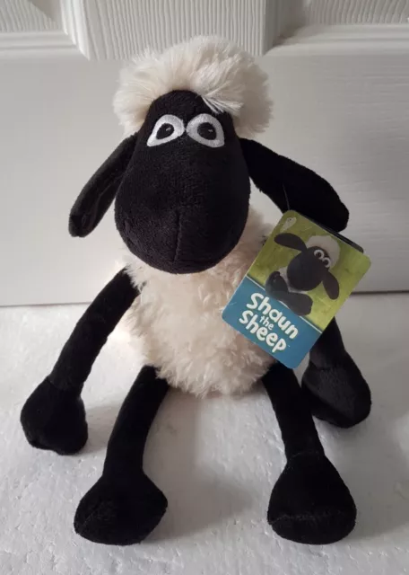 SHAUN THE SHEEP PLUSH small BEANIE BUM soft toy AARDMAN wallace and gromit
