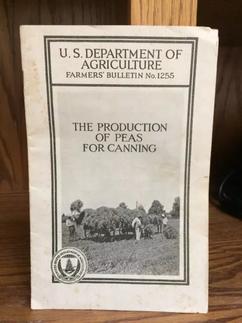 U.S. Department of Agriculture Farmers' Bulletin No. 1255 - Issued Feb 1922